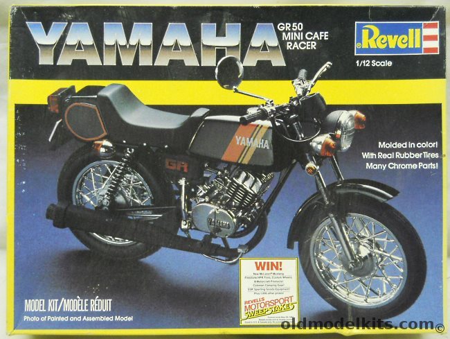Revell 1/12 Yamaha GR50 Mini Cafe Racer Motorcycle, 7805 plastic model kit